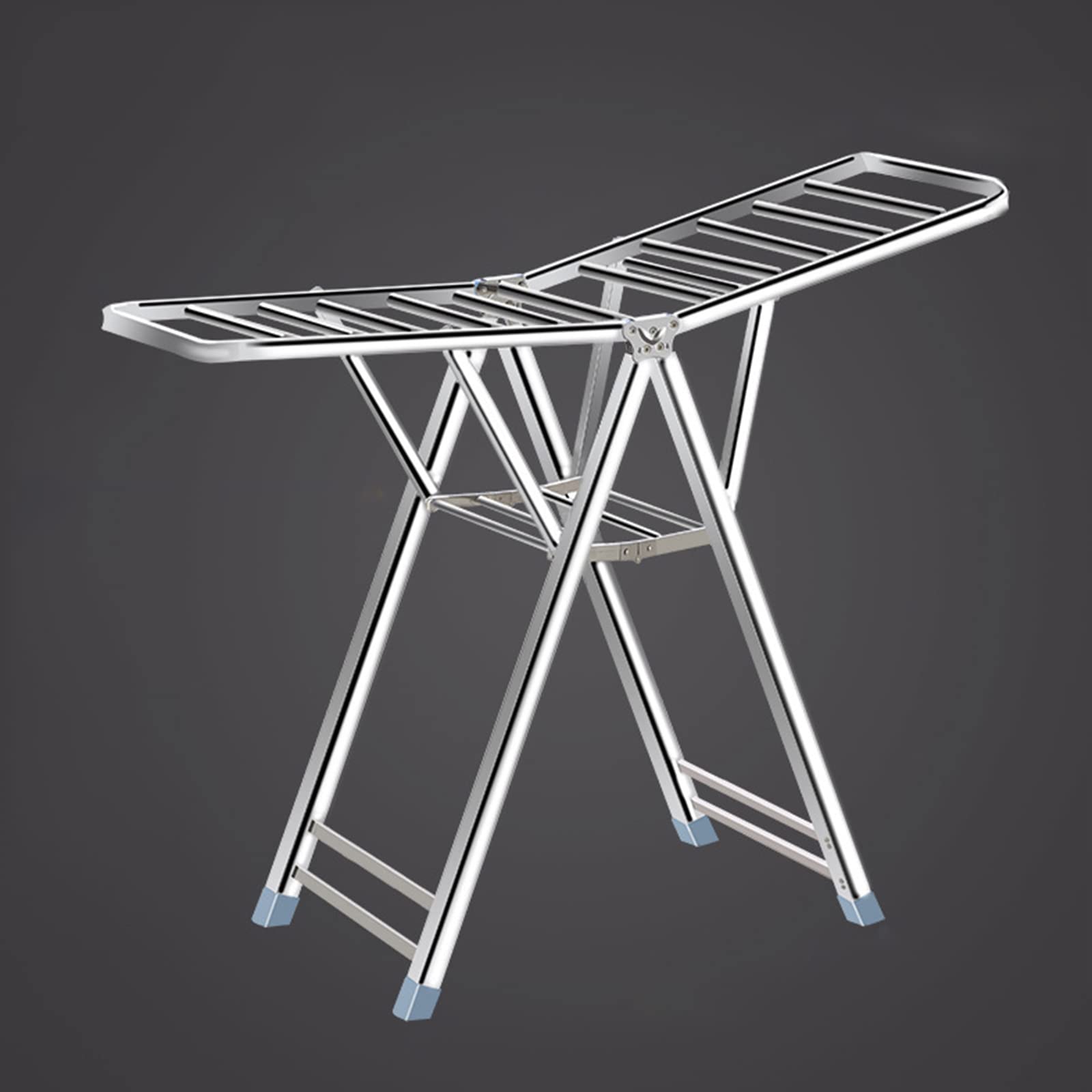 Stendibiancheria riscaldato, stendibiancheria Elettrico Portatile, stendibiancheria Elettrico riscaldato a Basso consumo energetico, stendibiancheria riscaldato per Bagno Lavanderia, 1,5 m