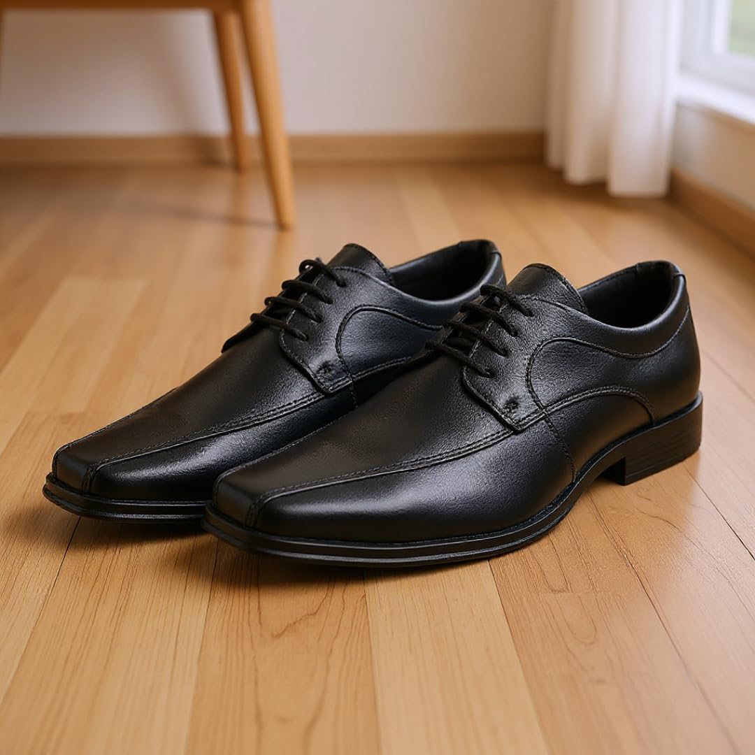 Sapato Social Masculino Derby em Couro Sintético – Conforto Anti-Stress, Bico Quadrado, Sola Borracha, Elegante Preto ou Marrom 37-44 – BR911 em promoção! Veja a oferta e mais achadinhos de Sapatos 7 Hoje é o melhor dia para comprar Sapato Social Masculino Derby em Couro Sintético – Conforto Anti-Stress, Bico Quadrado, Sola Borracha, Elegante Preto ou Marrom 37-44 – BR911 com aquele preço maroto! Promoção! Aproveite a oferta! 7