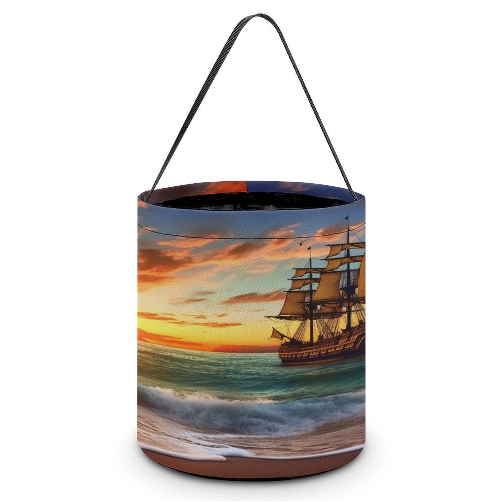 Halloween Candy Bucket Trick Or Treat Bags Pirate Ship