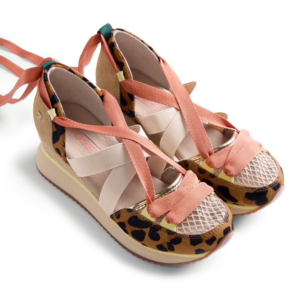 Gioseppo Women's Brown Desinic Sneaker - Wedges - 6 Uk - Shoes