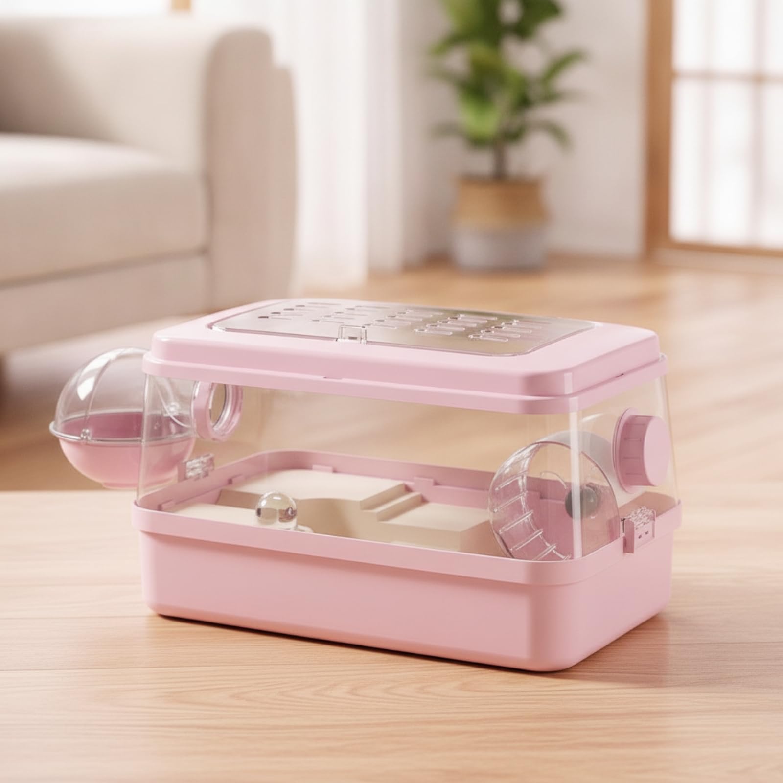 Leicht zu reinigen Hamstergehege , Weiß , Elfenbeinweiß , Minimalistisch