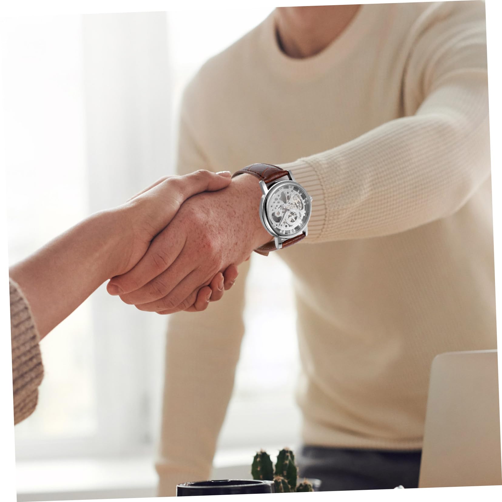 GALPADA 2 Stück 036 Damenarmbanduhren armbanduhren für damen Herrenuhren manuelle mechanische Uhr für Männer mechanische uhr mit rundem zifferblatt wählen Anschauen Fräulein