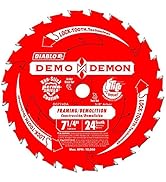 Freud D0724DA Diablo 7-1/4-inch 24T Demo Demon Framing & Demolition Saw Blade