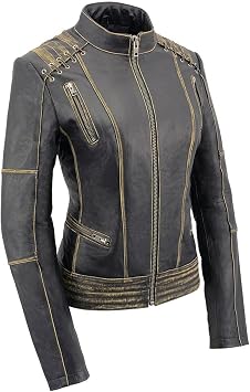 Milwaukee Leather-Women Leather Jacket 