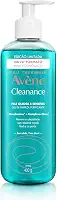 Avène Cleanance Gel de Limpeza Facial, Gel Facial Purificante com Monolaurina™, Zinco e Água Termal Avène, Controla Oleosidade, Desobstrui Poros, Reduz Cravos em 82% e Acalma Peles Sensíveis, 400g