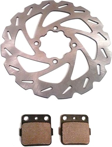 ATV Rotor de freno trasero con pastillas para Yamaha Raptor 660 2001-2005