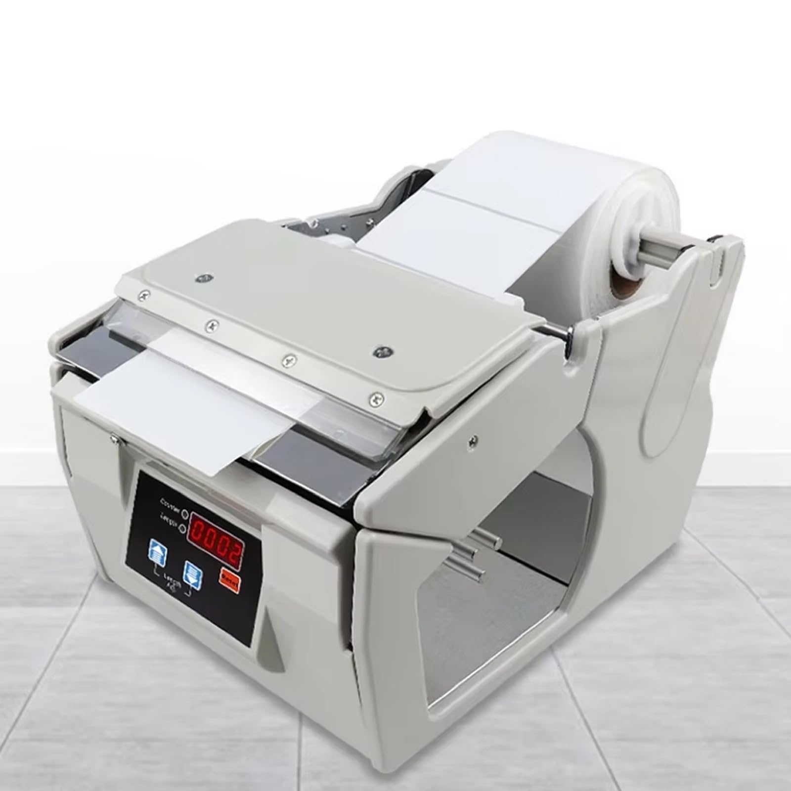 Etichettatrice elettrica Regolabile, distributore Automatico di Etichette, con Display Digitale, etichettatrice con conteggio Automatico(130)