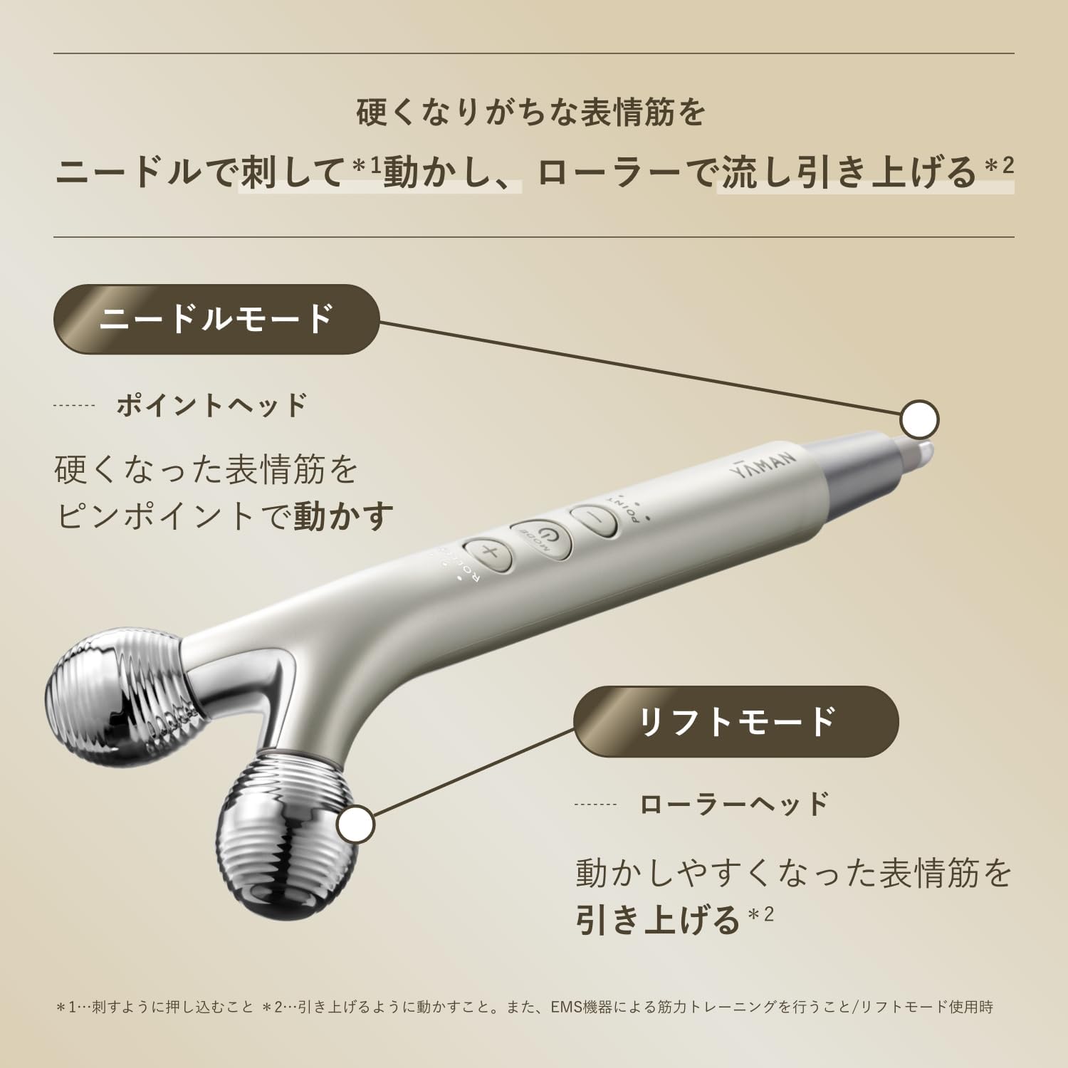 美顔器 WAVY 【使い捨て】 ニードルリフトポインター ローラー EMS 