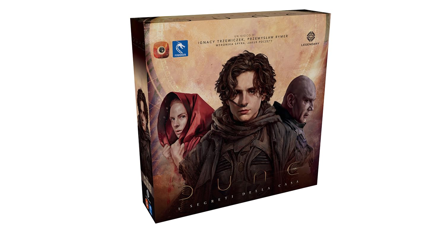 Pendragon - Detective Dune | Edizione italiana |Gioco da tavolo | Età 14+ | 1-4 Giocatori | Edizione Italiana, Età 14+, 1-4 Giocatori