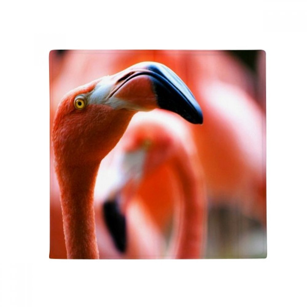 Tapis flamant rose cadeau idéal décoration multicolore 50x50cm pour anniversaire