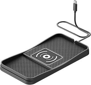 Car Wireless Charger Pad for Smart EQ fortwo 2018-2024 | 20W Wireless Car Charger, Anti-Slip Silicone, Stable Grip, Overheat Protection, Compact Dashboard Mount, Qi Phone Accessory