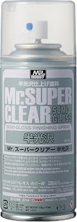 GSI クレオス(GSI Creos) Mr.スーパークリアー スプレー 半光沢 170ml ホビー用仕上材 B516