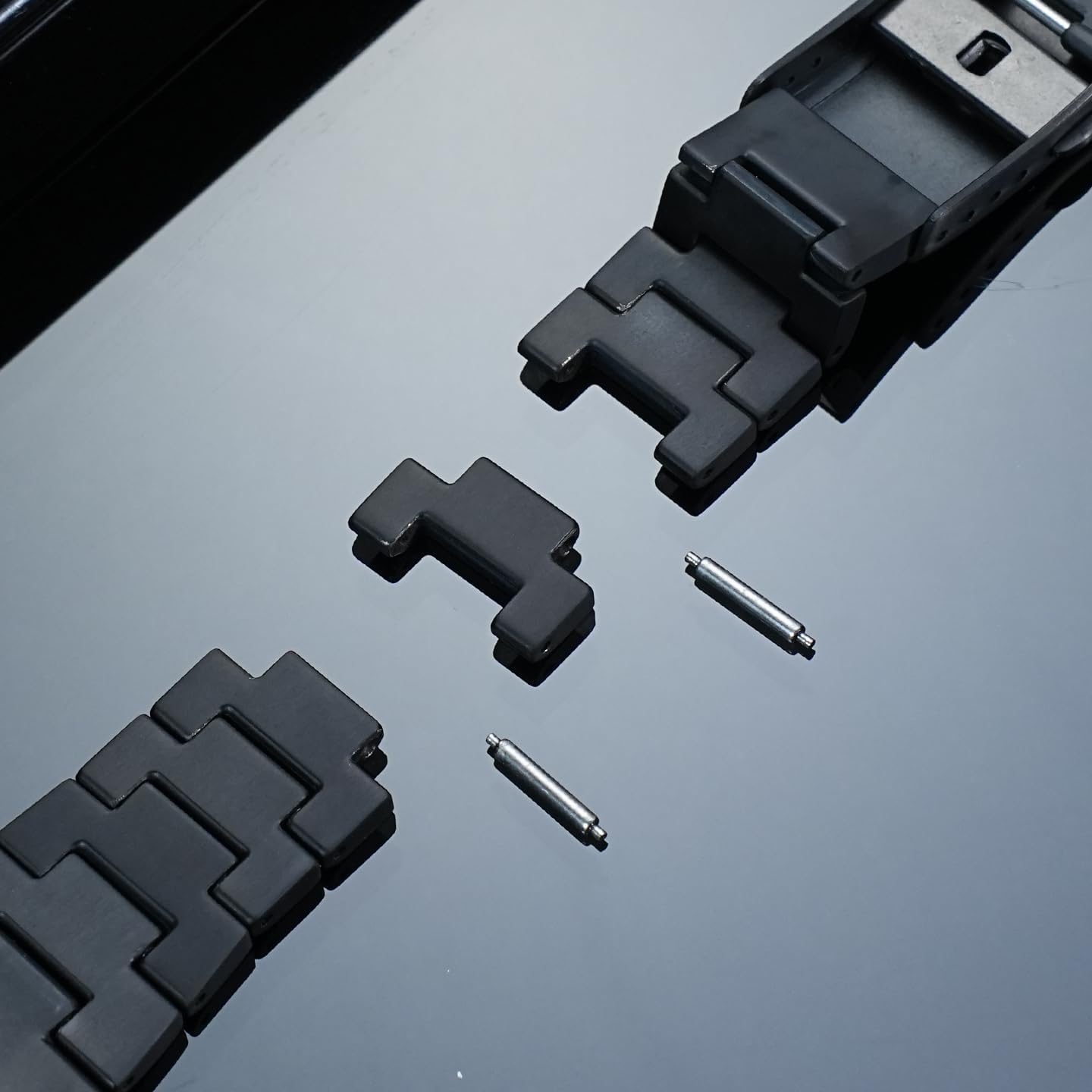 GMW-B5000 専用 チタン 改造 ケース＆バンド セット フルメタルモジュール 交換用 腕時計 アクセサリー [並行輸入品]