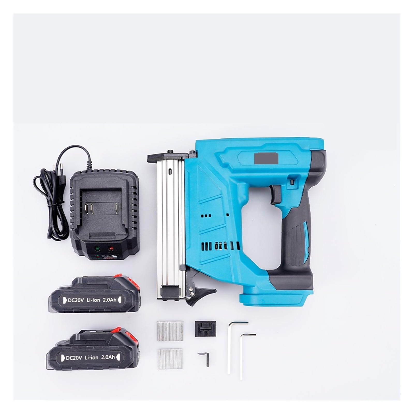 Zszywacz, 20V elektryczny pistolet do gwoździ elektryczny gwoździarka zszywacz kadrowanie gwoździarka Tacker zszywacz do mebli elektronarzędzia do obróbki drewna do obróbki drewna, projektów profesjon