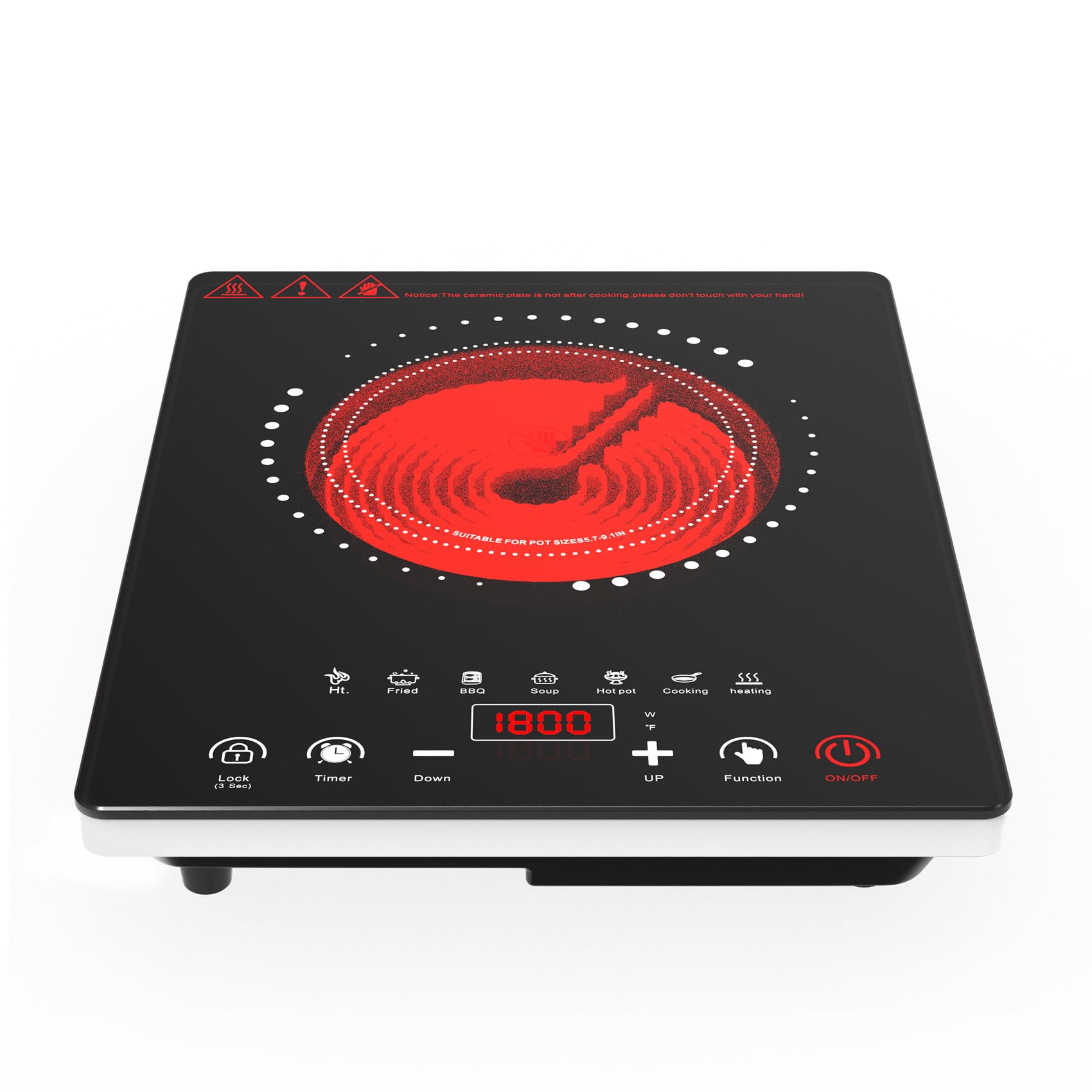 GTKZW Portable Electric Cooktop