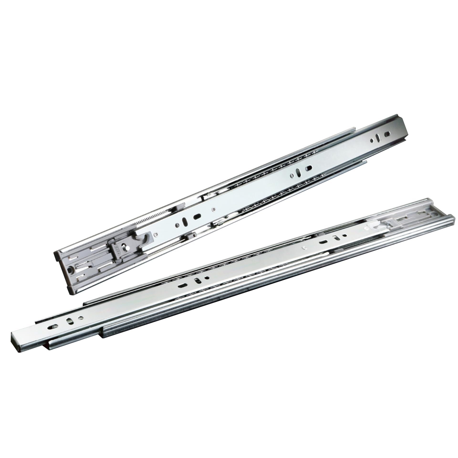 MEICCIPLUS Soft Close Drawer Slides 18'', 1 Pair, Side Mount for Kitchen, Bathroom and Office, Heavy Duty 100LB Ball Bearing, Full Extension Cabinet Drawer Slides (18 inch, 1 Pair)