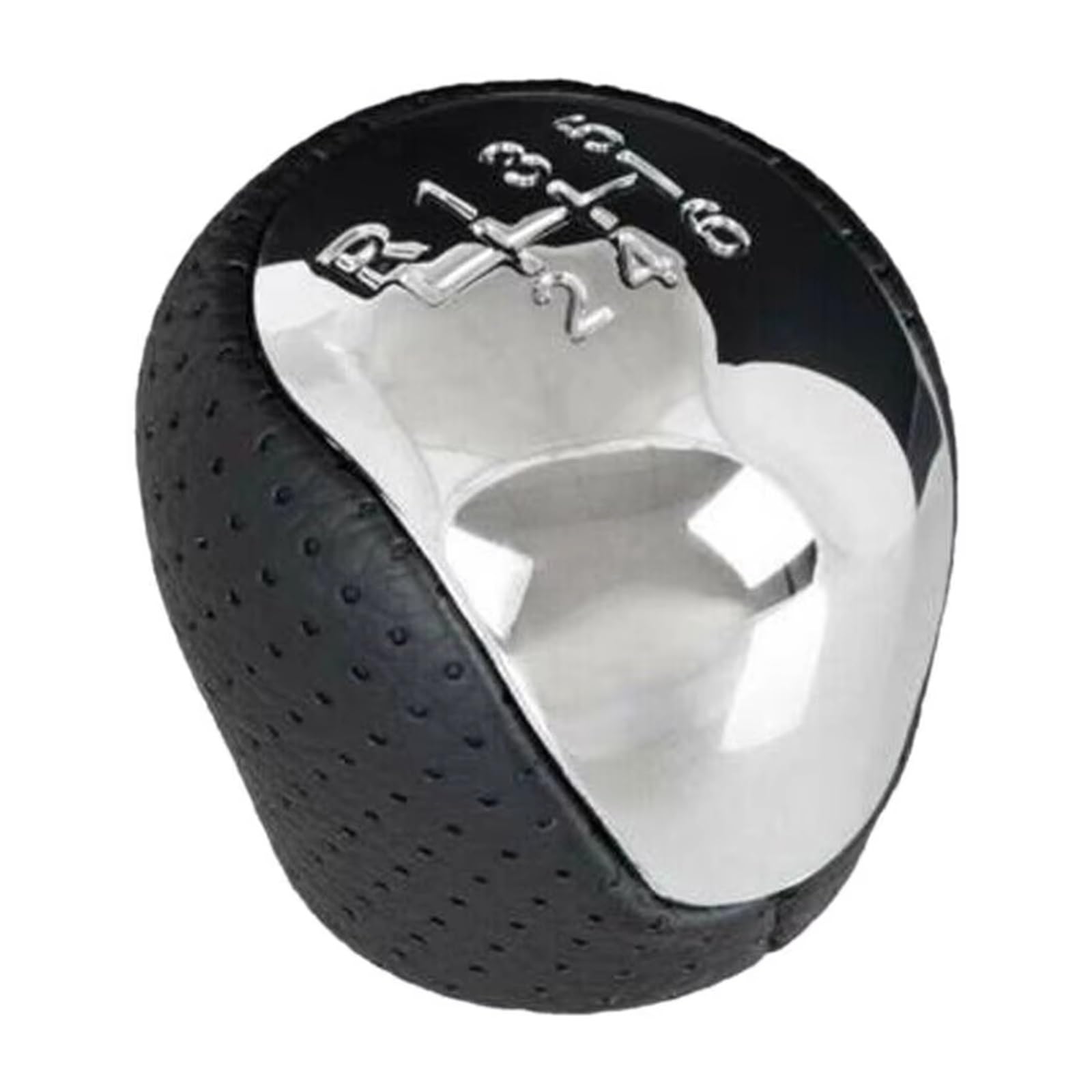 Linqianbhd One Color Car Gear Shift Knob For Hyundai For I30 For Ix35 Gear Knob Chrome 6-Speed Car Shift Lever Shifter Stick Handball