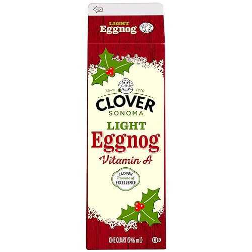 Clover Stornetta Farms Light Eggnog Quart, 32 oz