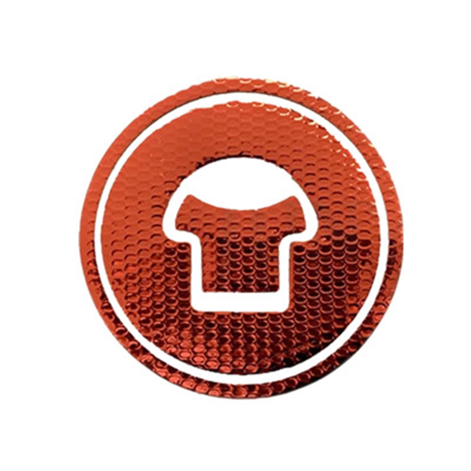 Oil Gas Tank Fuel Cap Cover Pad Sticker Guard for CBR 250R/300R/500R CB300F CB500 F/X CB1300 X4 Motorcycle Decal(Rosso)