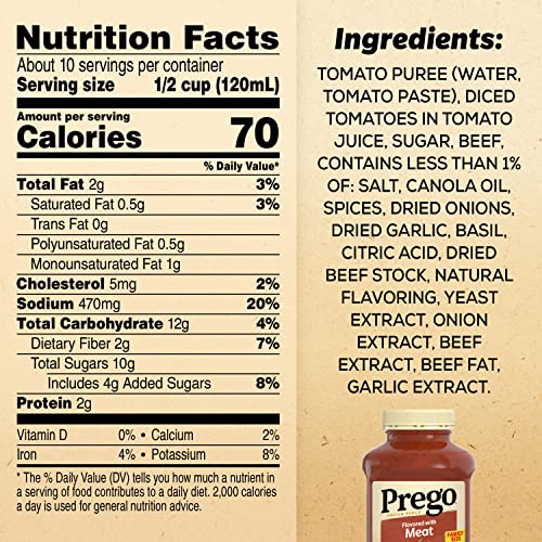 Prego 200000018696 Italian Tomato Pasta Sauce Flavored thumb #1