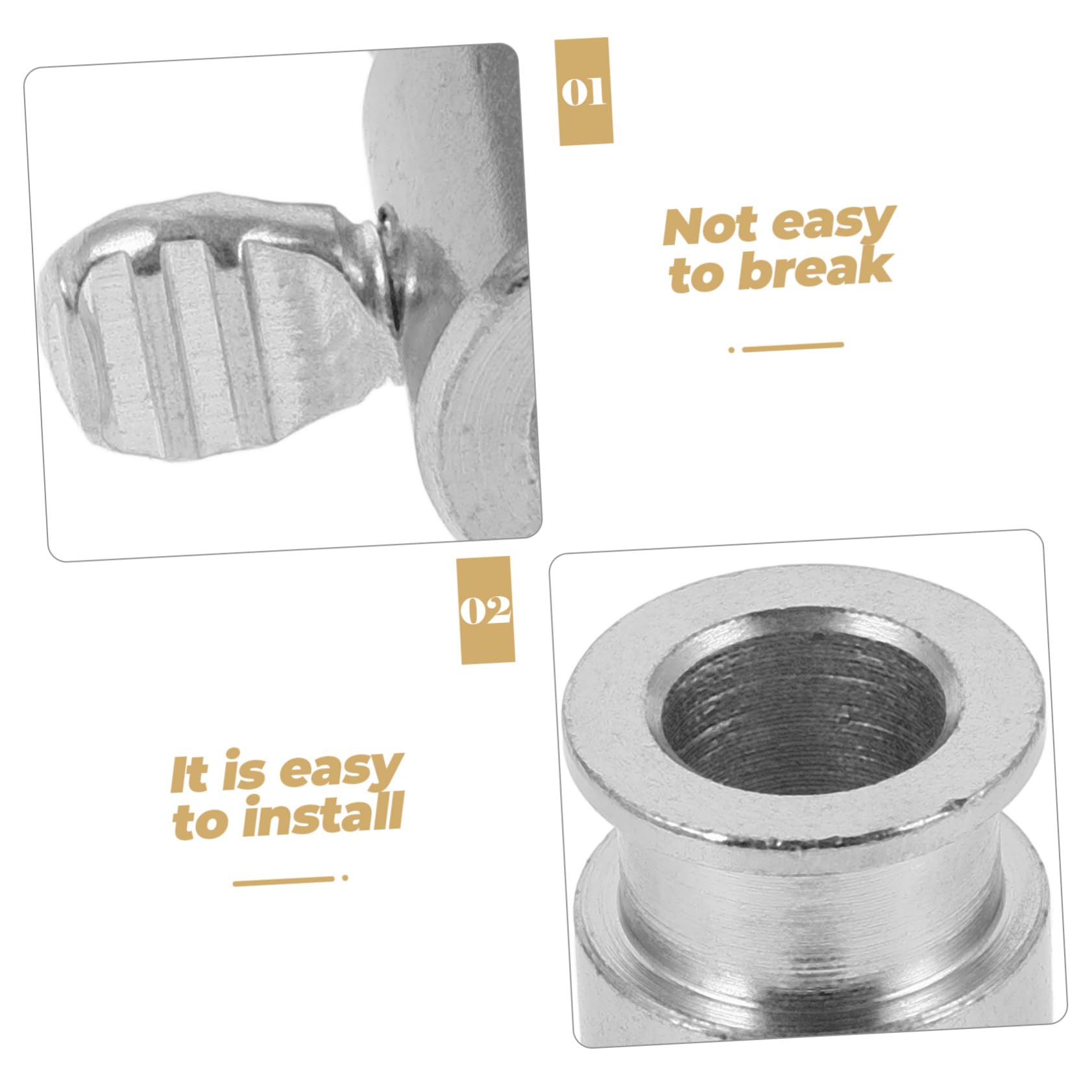 BCOATH 4pcs Outdoor Grilling Accessories Rotisserie Balance Rod Fixator Spit Weight Stopper for BBQ