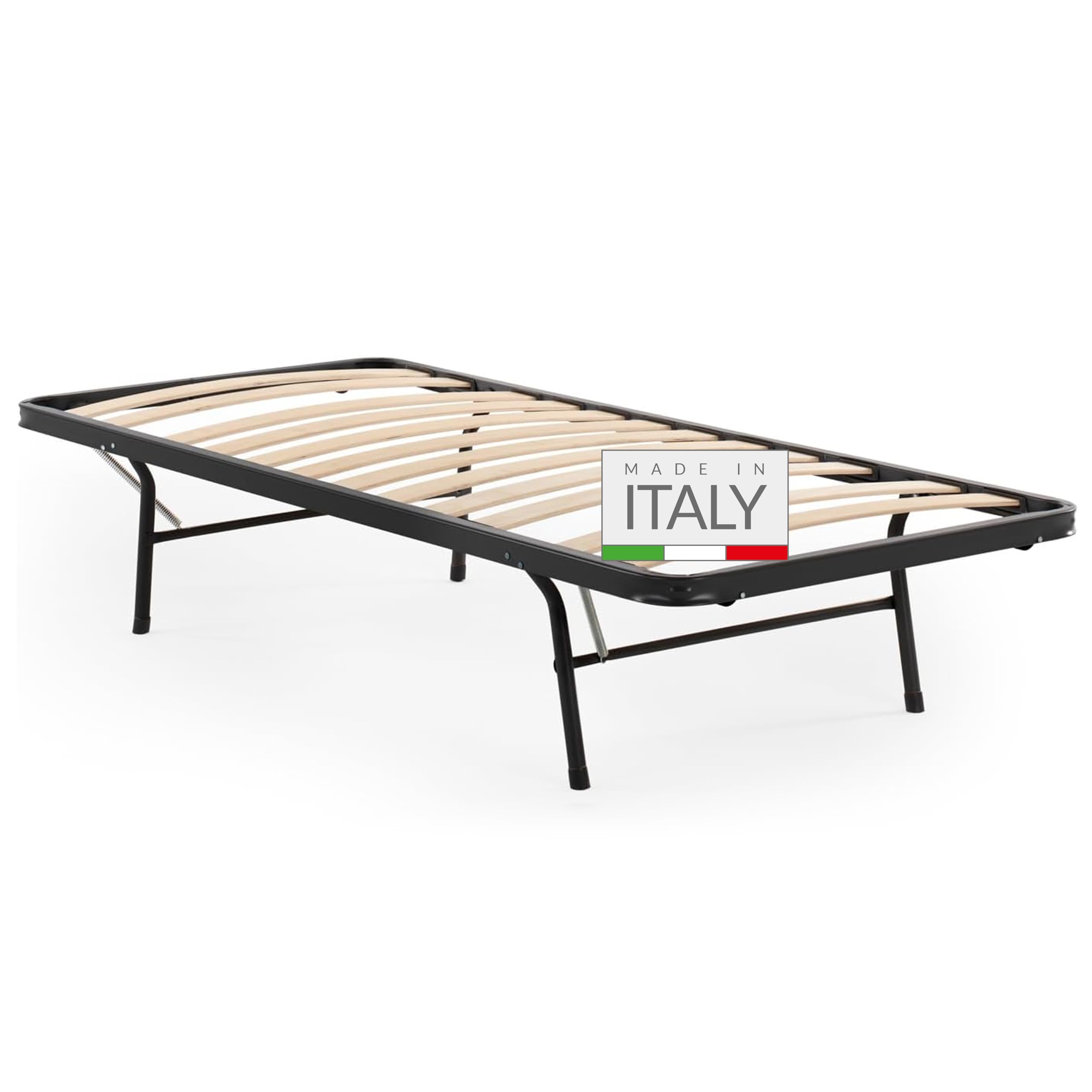 NUVOLA Play - Rete Letto Singolo 80x190 Estraibile con Doghe in Legno, Rete Singola Ortopedica Ideale per Letti Singoli o Divani, Letto a Scomparsa Singolo - Confortevole e Robusto - Made in Italy