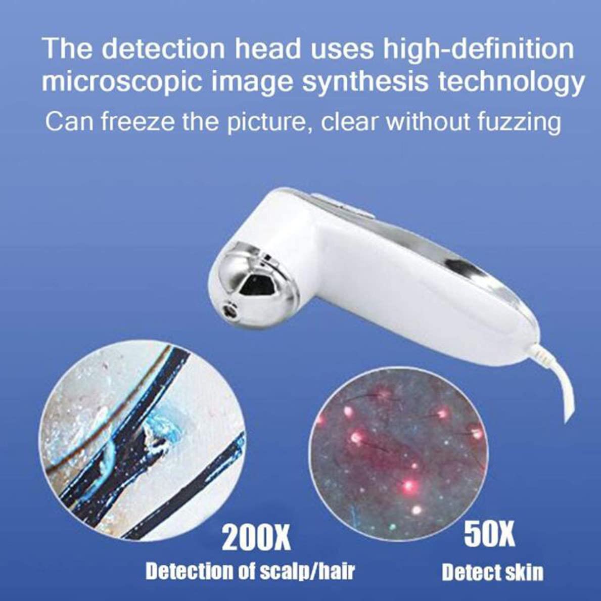 Analizzatore di Capelli per diagnosi della Pelle da 11 Pollici, Rilevatore Rilevatore Del Cuoio Rilevatore Di Microcamera Per Per Cuoio Capelluto Capillare