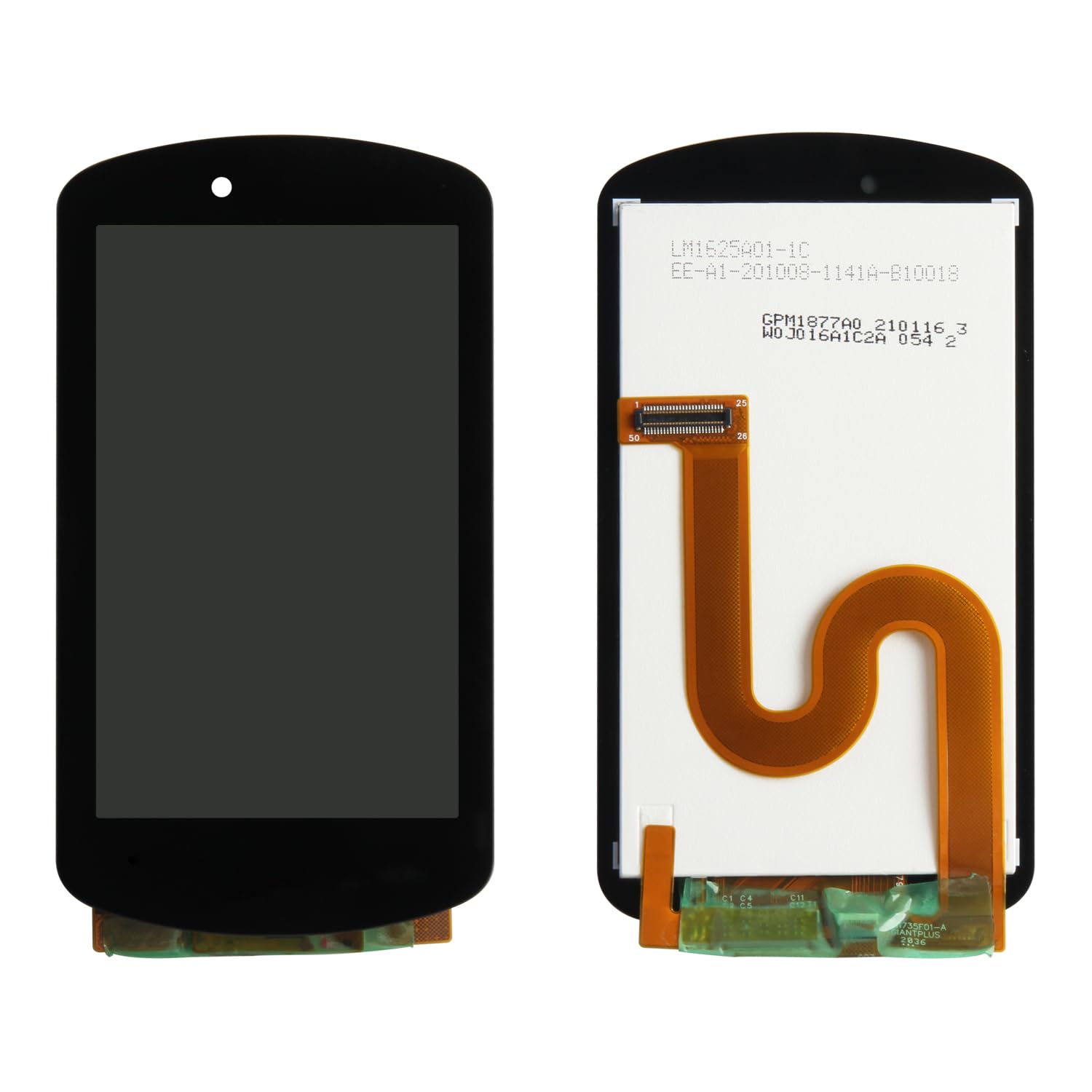 LADYSON Original 3.5" pouces LM1625A01-1C Écran LCD Complet pour Garmin Edge 1030 Plus Vélo Affichage Écran Tactile Digitizer Réparation avec Outils Gratuits