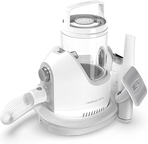 Miniatura 9 de Neakasa P2 Pro - Kit de aseo para perros, cortaúñas con succión al vacío al 99% de cabello, mascota con 5 herramientas probadas, 2 litros de gran