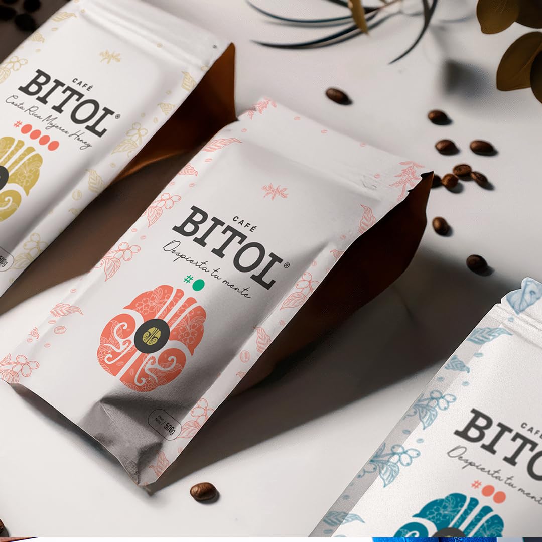 BITOL COFFEE | Pack de 3 Cafés de Especialidad en Grano Natural | Guatemala Antigua + Costa Rica Yellow Honey + Colombia Huila Supremo | Café Gourmet Tueste Medio | Arábica de Origen Único | 2500 gr
