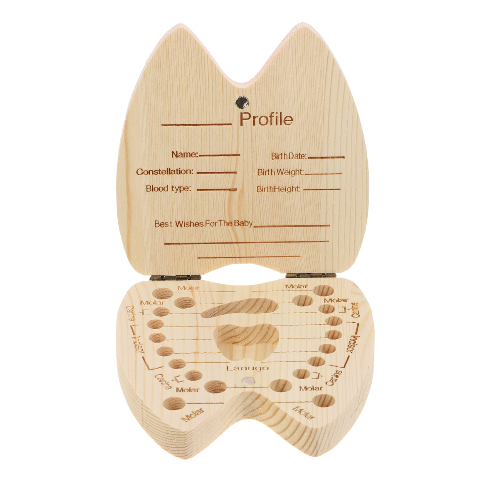 SUPVOX Baby Tooth Fairy Box Boys and Girls Tooth Holder for Keepsake Baby for Boys Girls Toddler