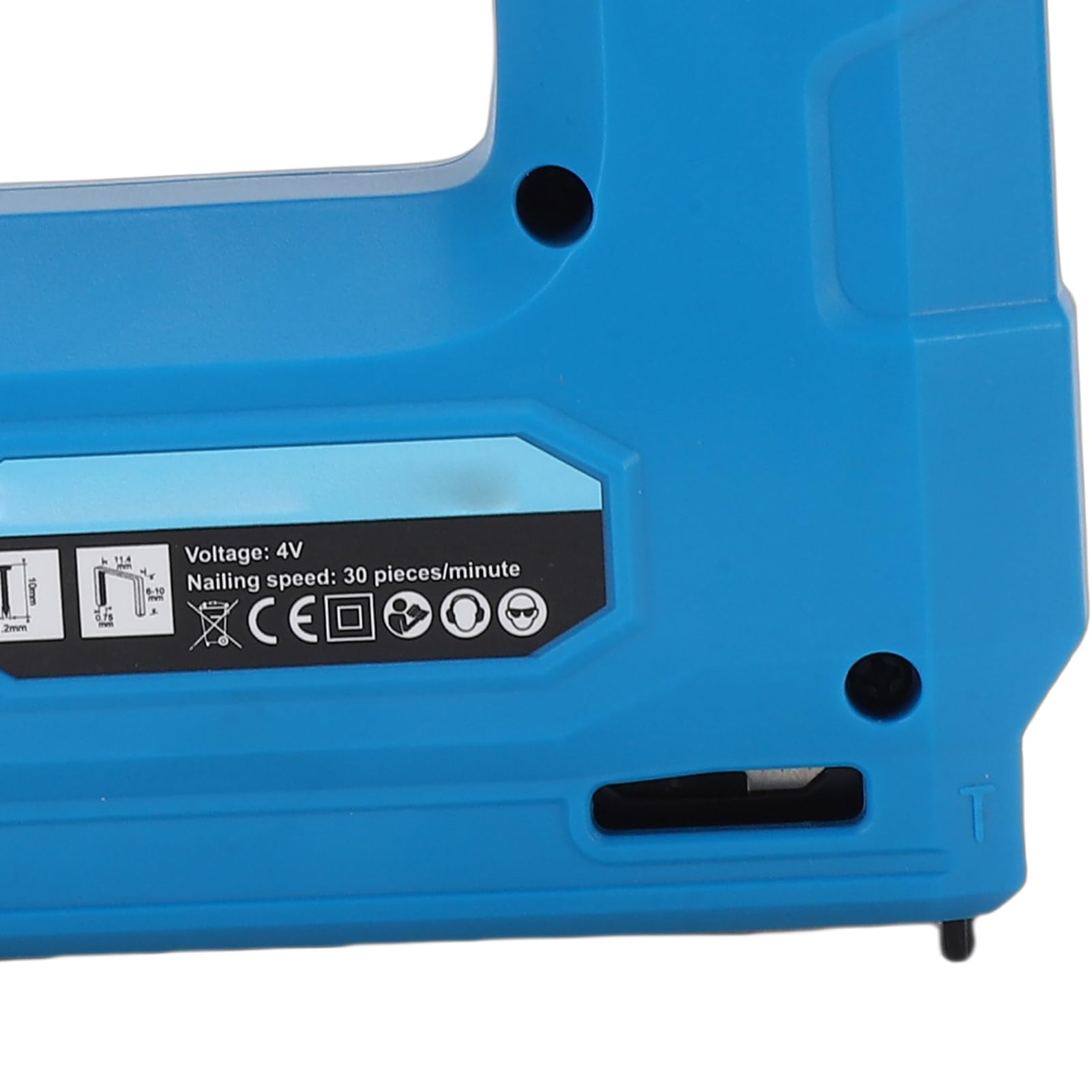 Kit Brad Chiodatrice Cordless 2000mAh Pistola Sparachiodi Ricaricabile Alimentata a Batteria Agli Ioni di Litio con 1000 Graffette e Chiodi 30/min per Decorazione Paviment