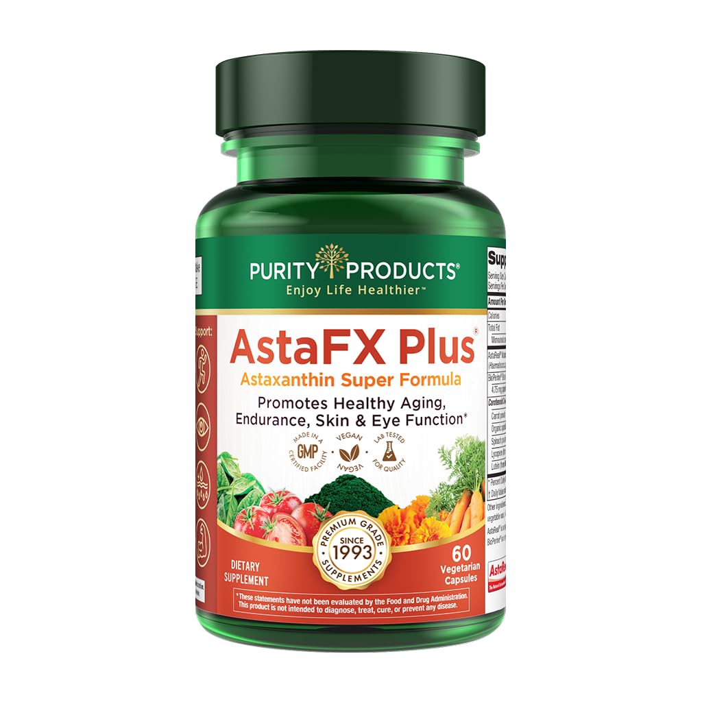Purity Products AstaFX Plus - Astaxanthin Super Formula Supplement