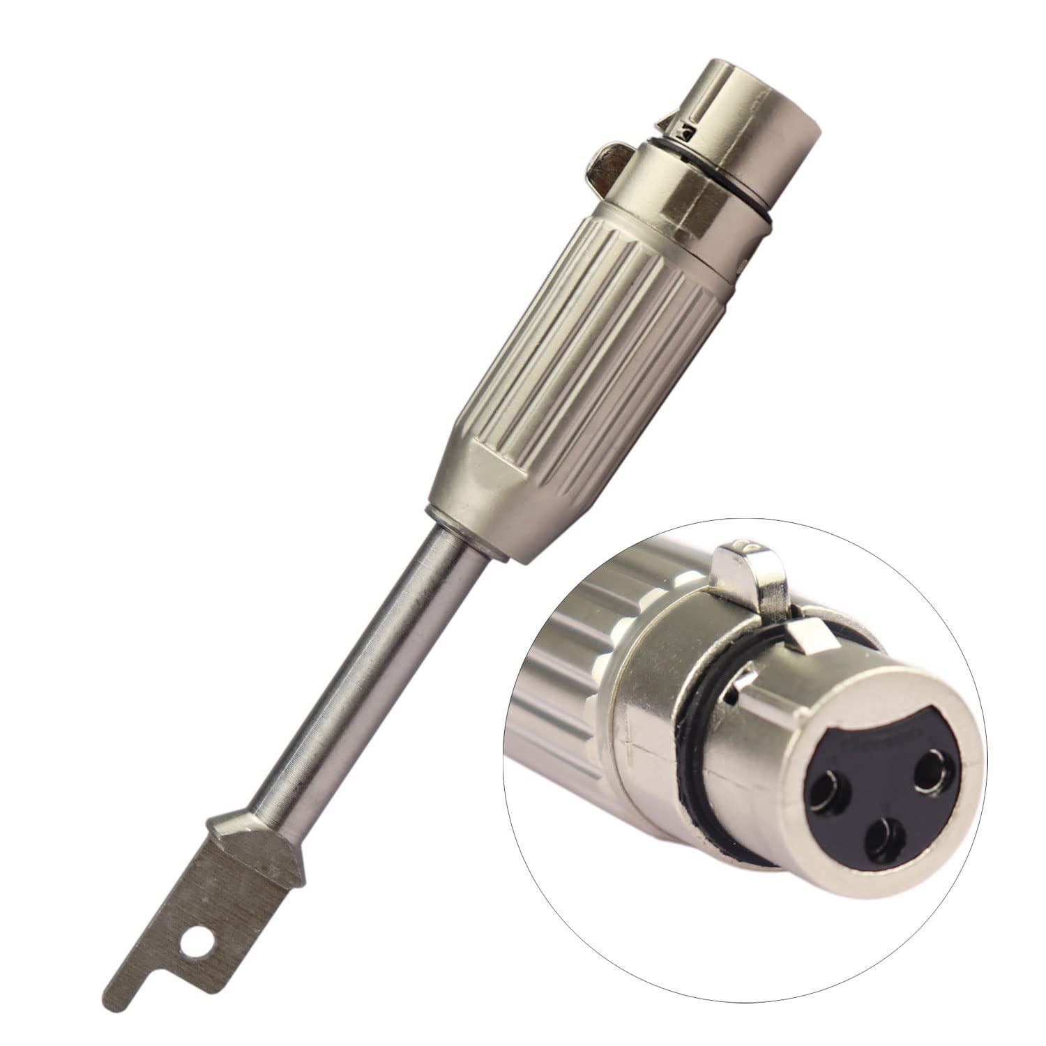 Fredorch Accessoire pour Scie Sabre, Adaptateur Métallique pour Connecteur 3XLR (12cm/4,72inch, 70g)