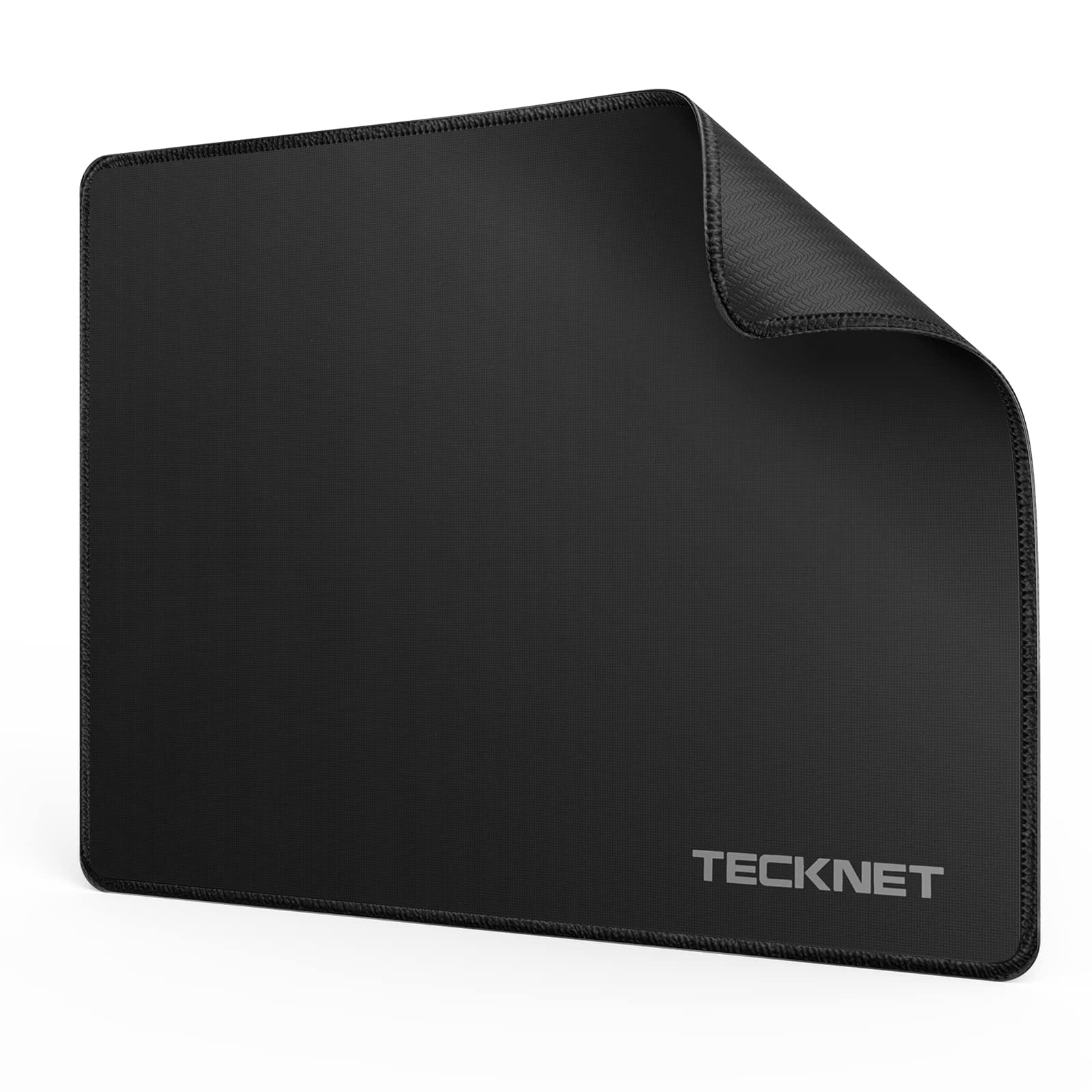TECKNET L Alfombrilla de ratón, 270 x 210 x 3 mm, Superficie de Tela Impermeable, Seguimiento Fluido y preciso, Alfombrillas de ratón para Ordenador PC portátil, Base de Goma Antideslizante