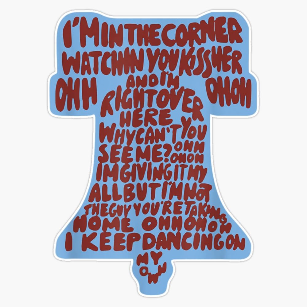 Magnet I Keep Dani Keep Dancing On My Own Philly Philadelphia Men Women Kids Cing On My Own Philly Philadelphia Men Women Kids Magnet Vinyl Decal Sticker 5