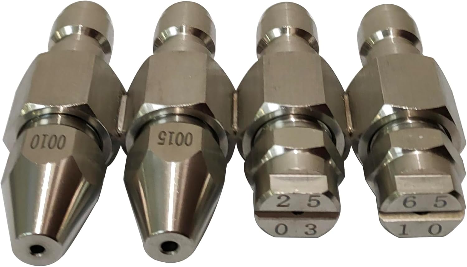 Jrod Pressure Washer Nozzle 2.5 GPM, J Rod Soft Wash Nozzle 4 Way Tip Holder, 1/4" Quick Connect