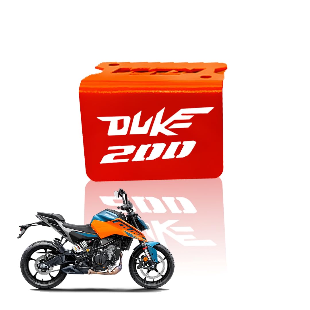 MOTO GENIUS Stainless Steel Front Disc Brake Fluid Reservoir Oil Cap for KTM Duke 200 Motorbike Replacement for Enhanced Durability and Performance-picture-10