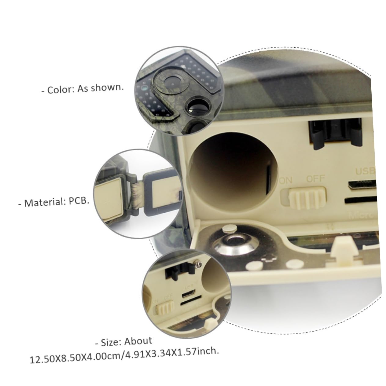 Mikikit 12 Outdoor Hunting Waterproof Hunting Outside Wildlife Wild