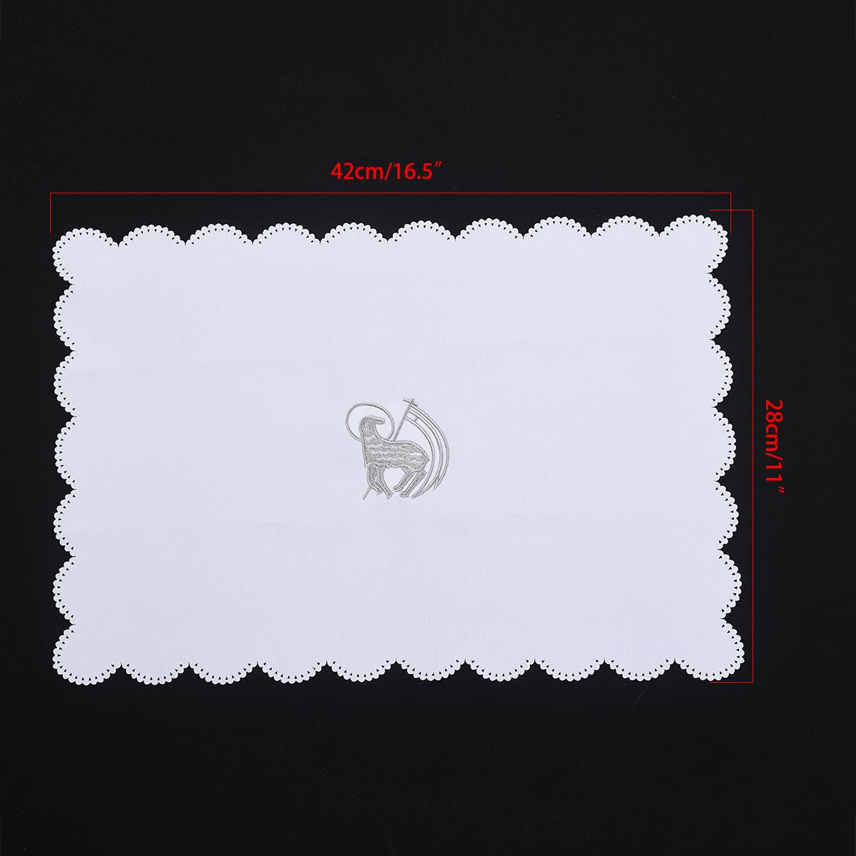 BLESSUME Altaar Doek Kelk Pall Kelk Sluier (Wit 1