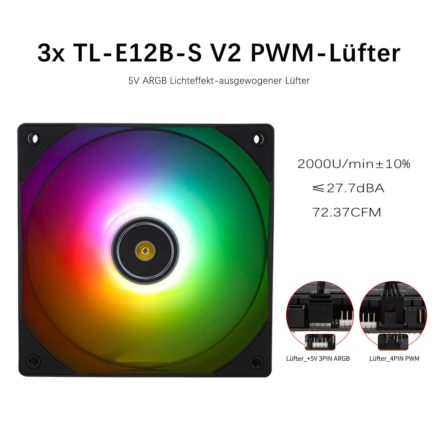 TR-Thermalright Frozen Notte 360 Black ARGB V2,Enfriador líquido para CPU,Efecto de luz de espejo infinito,3 ventiladores PWM a 2000RPM,Para AM4/AM5, Intel LGA1851/1700/115x/1200/2011,Negro