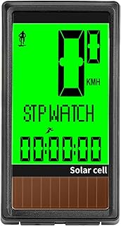 koliyn Circular computer, wireless solar bicycle code meter, side speed meter, odometer, five language settings