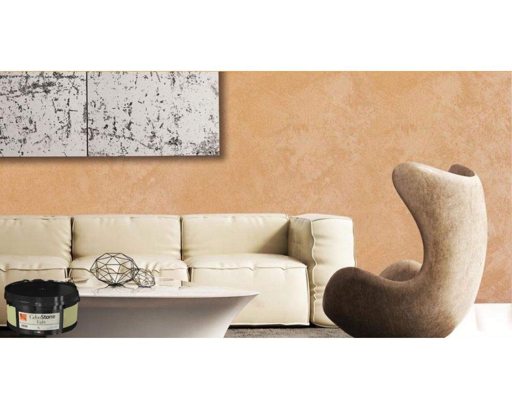 Effetto decorativo sabbiato CEBOSTONE LIGHT finitura metallizzata vari colori e formati - LT.3, BIANCO