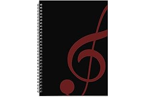 MAXCURY 100-Page Blank Sheet Music Composition Notebook for Children