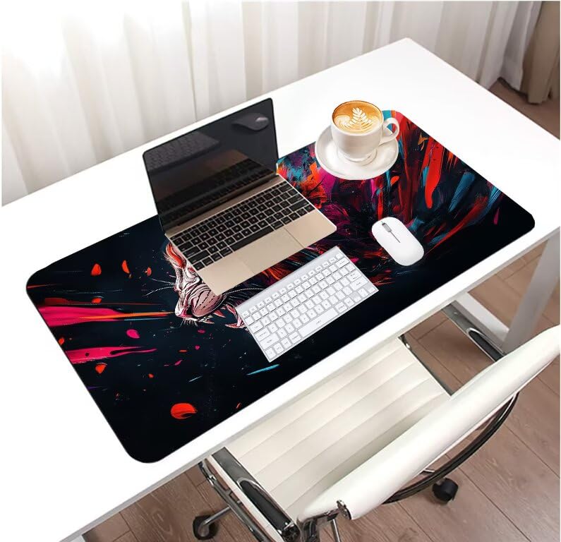 Tapis de souris gamer 1000x400 anti-glisse contre la fatigue du poignet - 3