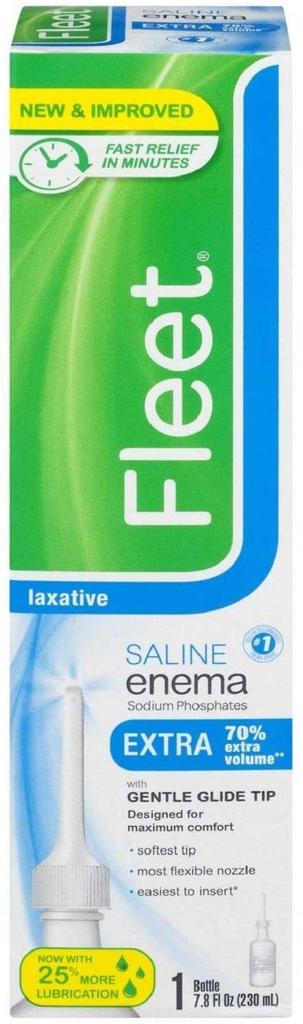 Fleet Saline Laxative Enema 7.8 oz (Pack of 24)