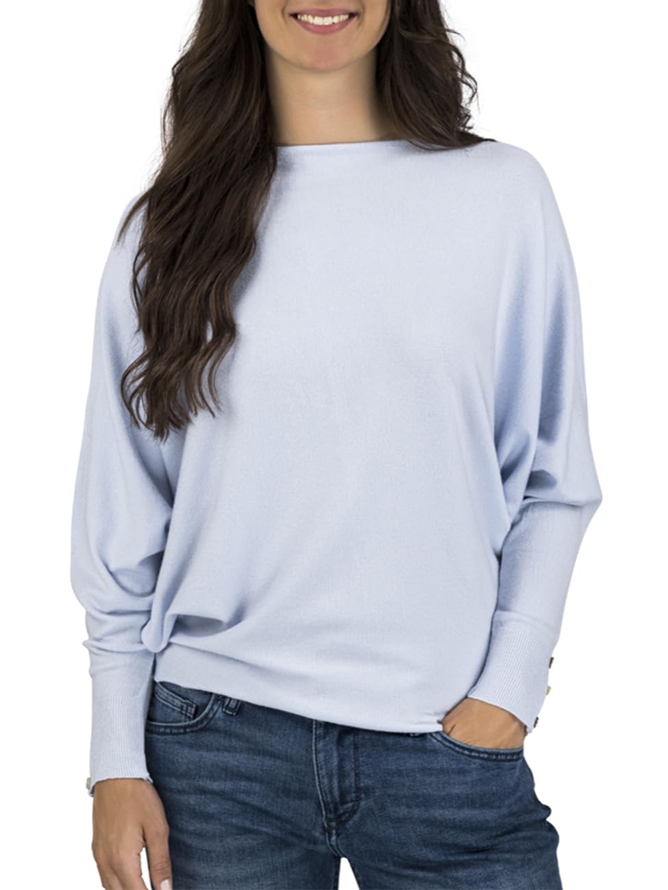 New York Sudaderas Para Mujer Con Cuello Redondo Y Gráfico De Letras Para Día Festivo, Camisa De Manga Larga De Gran Tamaño, Azul, Small