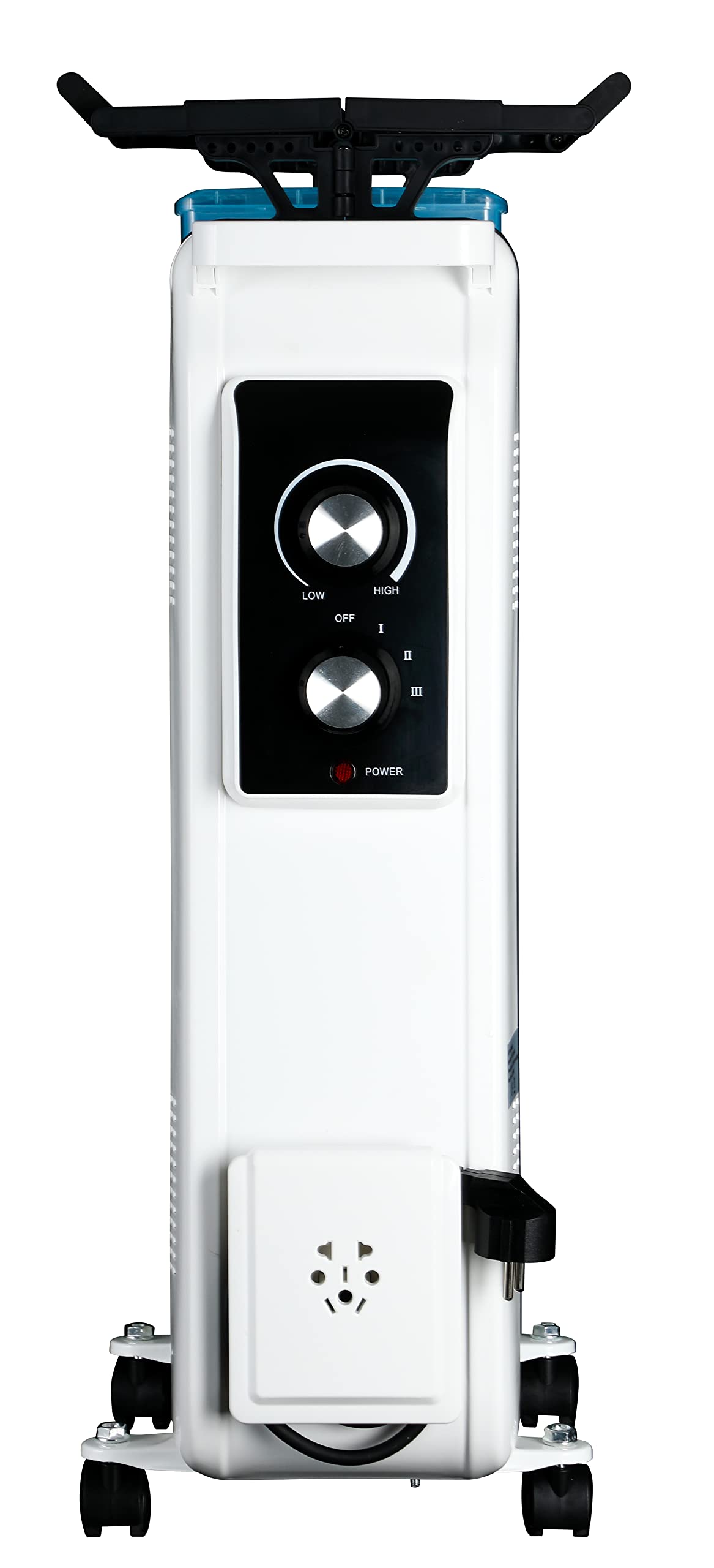 Elektrische Heizung 2000W | Elektrischer 3-Stufen Ölradiator - stromsparend und leise | Mobile Elektroheizung | Heizung elektrisch mit Thermostat