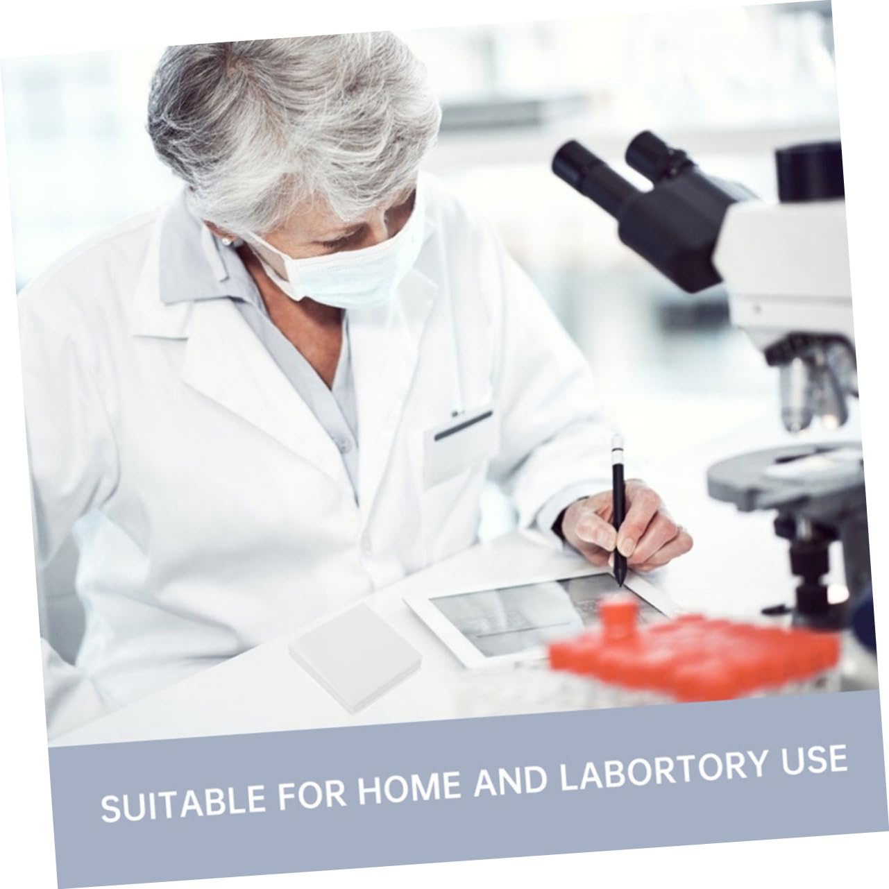 Carta Per Pesata Da Laboratorio 500 Pezzi 100x100mm Superficie Liscia Antiaderente Per Pesatura Accurata Di Polveri e Campioni Scientifici Accessorio Per Analisi Di Laboratorio