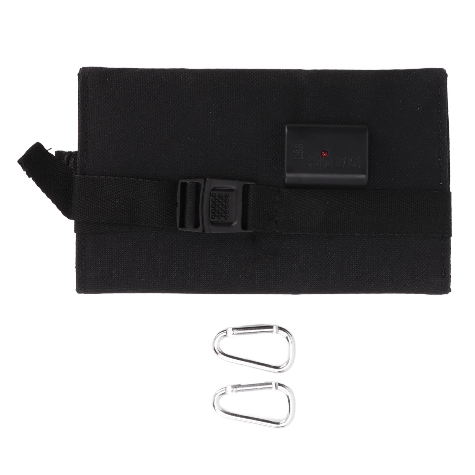 Panel Solar Plegable, Carga Rápida y Energía Renovable, Cargador de Batería Móvil 20W USB 5V, Diseño Ligero Portátil para Campamentos, senderismo, picnics, escalada al aire